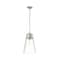 Z-Lite Wentworth 1 Light Pendant, Brushed Nickel & Clear 2300P12-BN - alternate 7